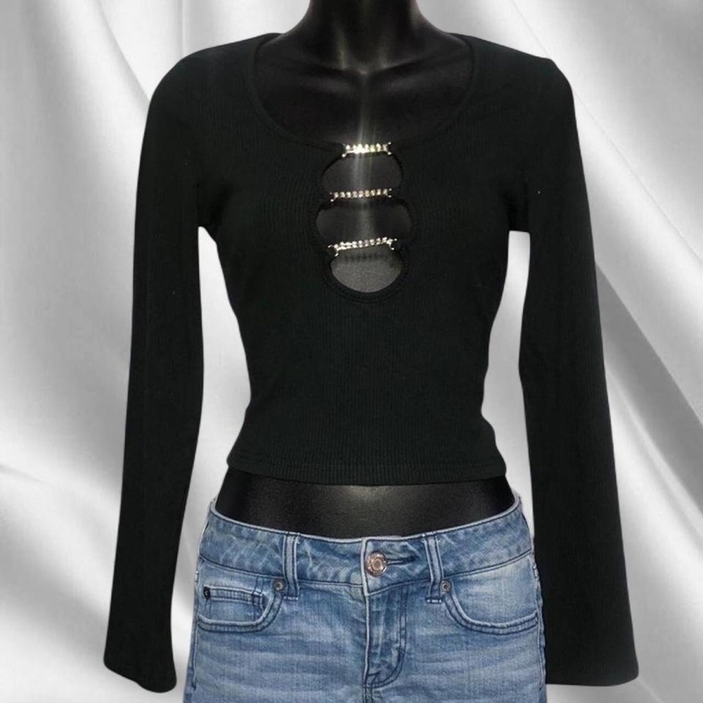Forever 21 Rhinestone Top